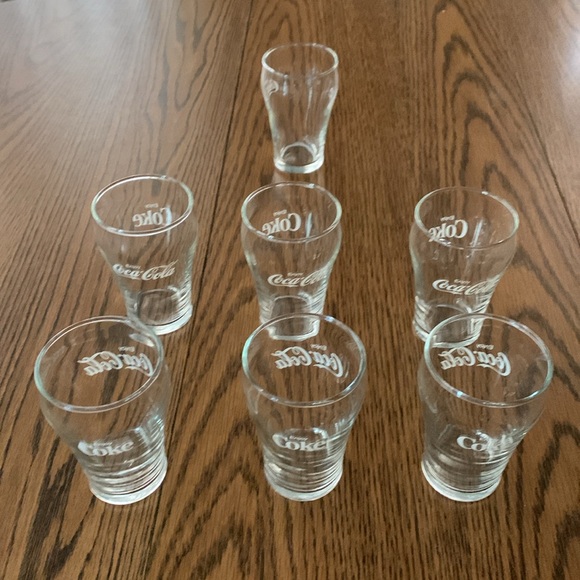 Vintage 1970s Coca Cola 6oz Fountain Drink and More Glasses - Picture 9 of 10